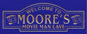 ADVPRO Name Personalized Movie Man CAVE Home Cinema Wood Engraved Wooden Sign wpc0216-tm - Blue