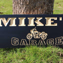 ADVPRO Name Personalized Motorcycle Garage Man Cave Wood Engraved Wooden Sign wpc0217-tm - Details 4