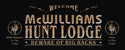 ADVPRO Name Personalized Hunt Lodge Hunting Decoration Wood Engraved Wooden Sign wpc0224-tm - Black