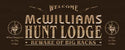 ADVPRO Name Personalized Hunt Lodge Hunting Decoration Wood Engraved Wooden Sign wpc0224-tm - Brown