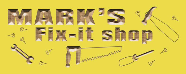 ADVPRO Name Personalized FIX IT Shop Tools Hammer Saw Garage Den Wood Engraved Wooden Sign wpc0270-tm - Yellow