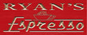 ADVPRO Name Personalized Espresso Coffee Shop Kitchen Housewarming Gifts Wood Engraved Wooden Sign wpc0277-tm - Red