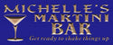 ADVPRO Name Personalized Martini BAR Cocktails Wine Club Pub Gifts Wood Engraved Wooden Sign wpc0289-tm - Blue