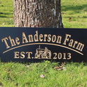 ADVPRO Name Personalized Farm with Tractor Home Decoration Housewarming Gifts Wood Engraved Wooden Sign wpc0306-tm - Details 4