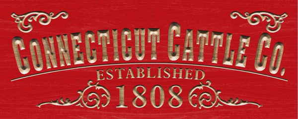 ADVPRO Name Personalized Company Established Year Gifts Wood Engraved Wooden Sign wpc0348-tm - Red
