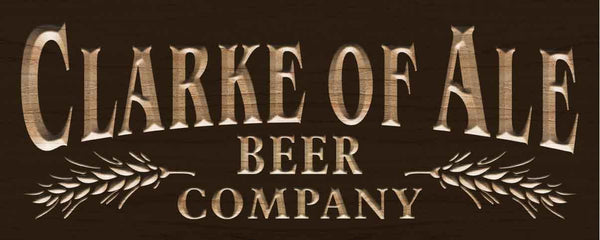 ADVPRO Name Personalized Beer Company Bar Decor Wood Engraved Wooden Sign wpc0349-tm - Brown