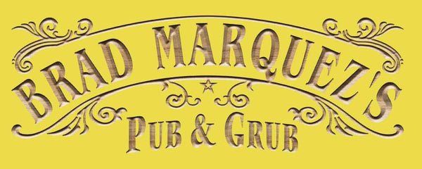 ADVPRO Name Personalized Pub & GRUB Club Home Bar Gifts Wood Engraved Wooden Sign wpc0358-tm - Yellow