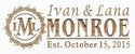 ADVPRO Initial Family Name First Names Personalized with Established Date Wedding Gift Wood Engraved Wooden Sign wpc0365-tm - White