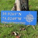 ADVPRO Compass Latitude Longitude Location Family Wedding Sign Wood Engraved Wooden Sign wpc0415-tm - Details 1
