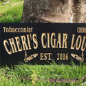 ADVPRO Tobacconist Name Personalized Cigar Lounge Shop Wood Engraved Wooden Sign wpc0416-tm - Details 4