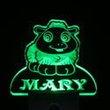 ADVPRO Baby Kids Lamb Personalized Night Light Baby Kids Name Day/Night Sensor LED Sign ws1003-tm - Green