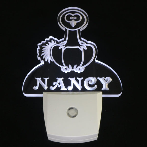 ADVPRO Camel Bird Personalized Night Light Name Day/Night Sensor LED Sign ws1023-tm - White