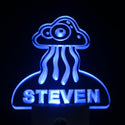 ADVPRO Jellyfish Personalized Night Light Baby Kids Name Day/Night Sensor LED Sign ws1035-tm - Blue