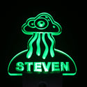 ADVPRO Jellyfish Personalized Night Light Baby Kids Name Day/Night Sensor LED Sign ws1035-tm - Green