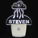 ADVPRO Jellyfish Personalized Night Light Baby Kids Name Day/Night Sensor LED Sign ws1035-tm - White