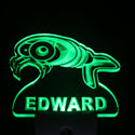 ADVPRO Lobster Personalized Night Light Baby Kids Name Day/Night Sensor LED Sign ws1036-tm - Green