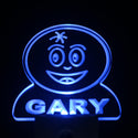 ADVPRO Orange Fruit Personalized Night Light Baby Kids Name Day/Night Sensor LED Sign ws1042-tm - Blue