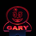 ADVPRO Orange Fruit Personalized Night Light Baby Kids Name Day/Night Sensor LED Sign ws1042-tm - Red