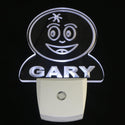 ADVPRO Orange Fruit Personalized Night Light Baby Kids Name Day/Night Sensor LED Sign ws1042-tm - White