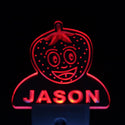 ADVPRO Strawberry Personalized Night Light Baby Kids Name Day/Night Sensor LED Sign ws1046-tm - Red