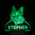 ADVPRO Boston Terrier Personalized Night Light Name Day/Night Sensor LED Sign ws1056-tm - Green