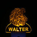 ADVPRO Collie Dog Personalized Night Light Name Day/Night Sensor LED Sign ws1064-tm - Yellow