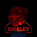 ADVPRO Greyhound Dog Personalized Night Light Name Day/Night Sensor LED Sign ws1071-tm - Red