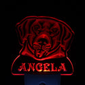 ADVPRO Labrador Retriever Personalized Night Light Name Day/Night Sensor LED Sign ws1073-tm - Red