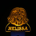 ADVPRO Lhasa Apso Dog Personalized Night Light Name Day/Night Sensor LED Sign ws1074-tm - Yellow