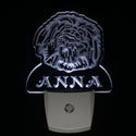 ADVPRO Pekingese Dog Personalized Night Light Name Day/Night Sensor LED Sign ws1077-tm - White