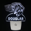ADVPRO Pointer Dog Personalized Night Light Name Day/ Night Sensor LED Sign ws1079-tm - White