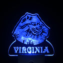 ADVPRO Pomeranian Dog Personalized Night Light Name Day/Night Sensor LED Sign ws1080-tm - Blue