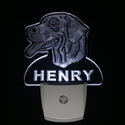 ADVPRO Rhodesian Ridgeback Personalized Night Light Day/Night Sensor LED Sign ws1083-tm - White