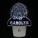 ADVPRO Shih Tzu Dog Personalized Night Light Name Day/Night Sensor LED Sign ws1091-tm - White