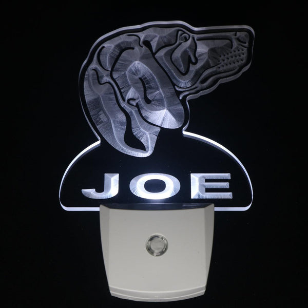 ADVPRO Weimaraner Dog Personalized Night Light Name Day/Night Sensor LED Sign ws1093-tm - White