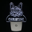 ADVPRO Welsh Corgi Personalized Night Light Name Day/Night Sensor LED Sign ws1094-tm - White