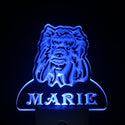 ADVPRO Yorkshire Terrier Night Light Name Day/Night Sensor LED Sign ws1096-tm - Blue