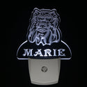 ADVPRO Yorkshire Terrier Night Light Name Day/Night Sensor LED Sign ws1096-tm - White