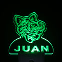 ADVPRO Cat Kitty Shop Personalized Night Light Name Day/Night Sensor LED Sign ws1098-tm - Green