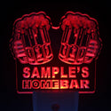 ADVPRO Name Personalized Custom Home Bar Beer Day/ Night Sensor LED Sign wsp-tm - Red