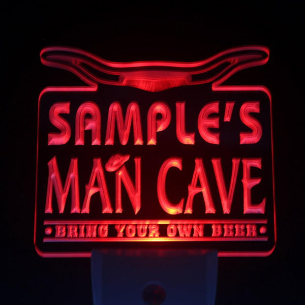 ADVPRO Name Personalized Custom Man Cave Beer Bar Day/Night Sensor LED Sign wspb-tm - Red