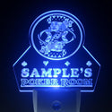 ADVPRO Name Personalized Custom Poker Casino Room Beer Bar Day/Night Sensor LED Sign wspd-tm - Blue