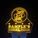 ADVPRO Name Personalized Custom Poker Casino Room Beer Bar Day/Night Sensor LED Sign wspd-tm - Yellow