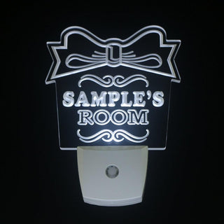 ADVPRO Name Personalized Custom Girl Princess Room Bar Day/Night Sensor LED Sign wspe-tm - White