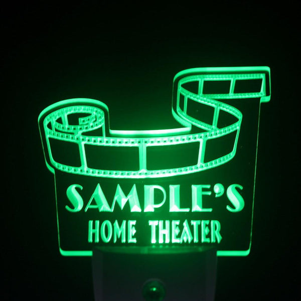 ADVPRO Name Personalized Custom Home Theater Bar Day/Night Sensor LED Sign wsph-tm - Green