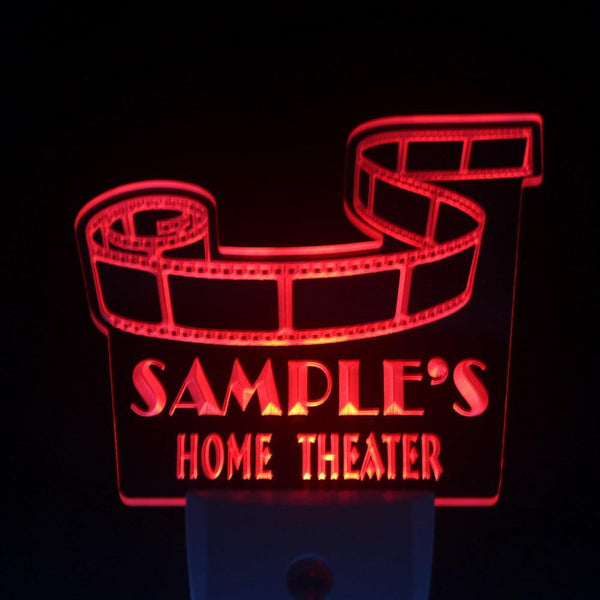ADVPRO Name Personalized Custom Home Theater Bar Day/Night Sensor LED Sign wsph-tm - Red