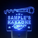 ADVPRO Name Personalized Custom Karaoke Lounge Bar Beer Day/Night Sensor LED Sign wspk-tm - Blue