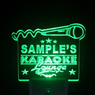 ADVPRO Name Personalized Custom Karaoke Lounge Bar Beer Day/Night Sensor LED Sign wspk-tm - Green