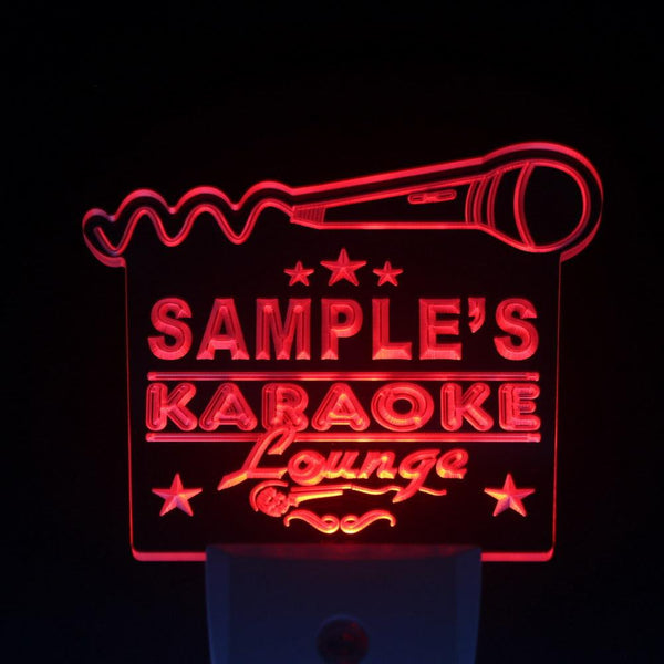 ADVPRO Name Personalized Custom Karaoke Lounge Bar Beer Day/Night Sensor LED Sign wspk-tm - Red