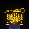 ADVPRO Name Personalized Custom Karaoke Lounge Bar Beer Day/Night Sensor LED Sign wspk-tm - Yellow
